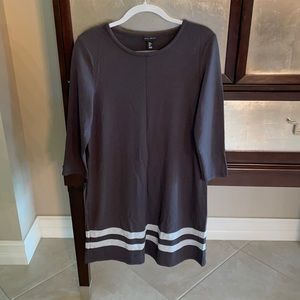 WIlli Smith size L gray modal blend jersey dress